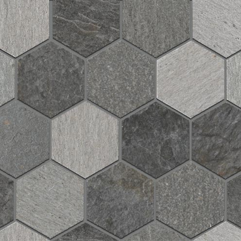 Rocks Silver Black
